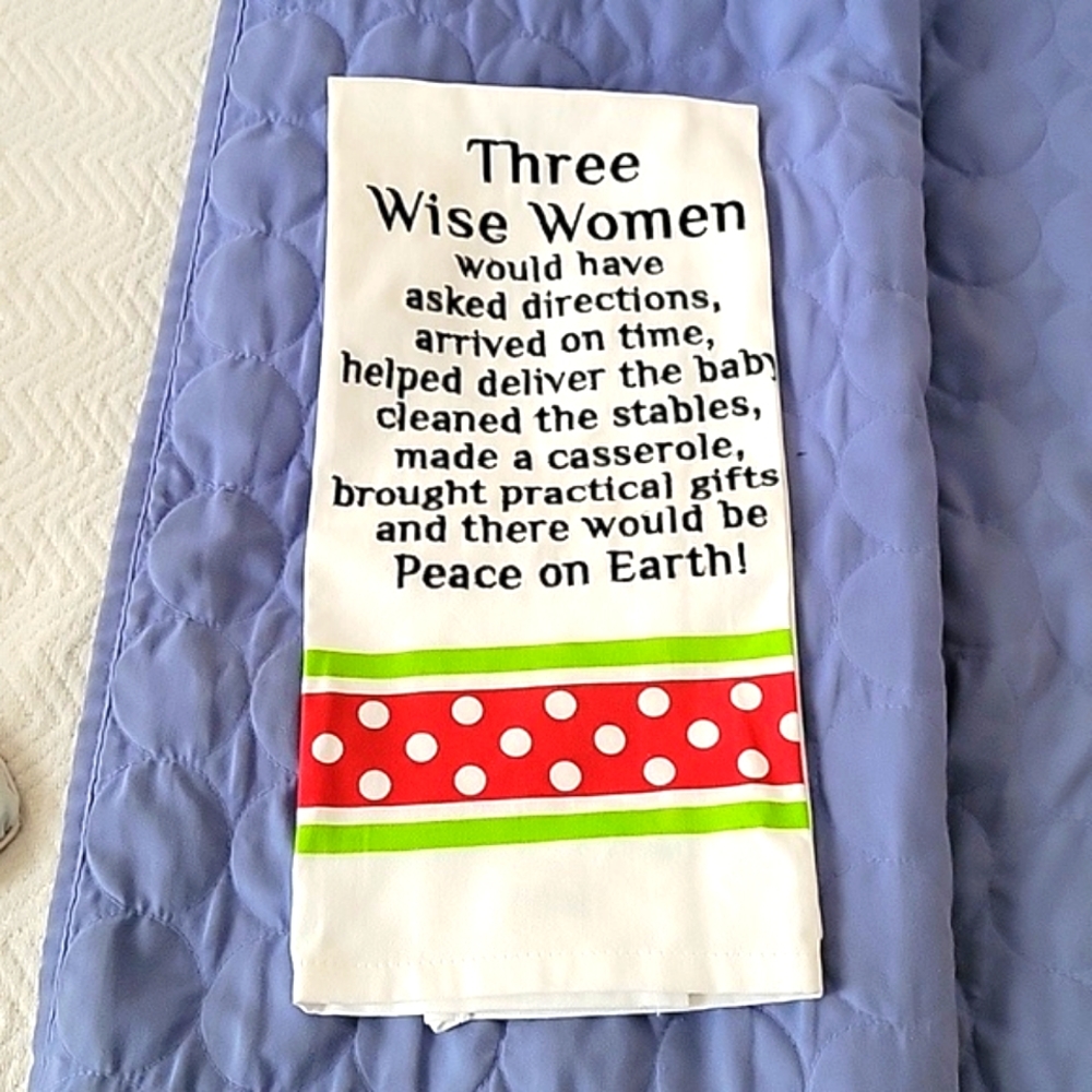 Three Wise Women  Christmas Tea Towel